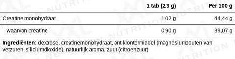 Kreatin-Kautabletten - XXL Nutrition