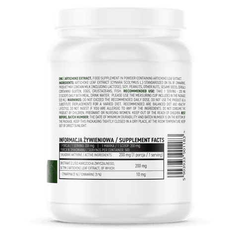 Artichoke Extract 100g Poeder - Vegan - OstroVit
