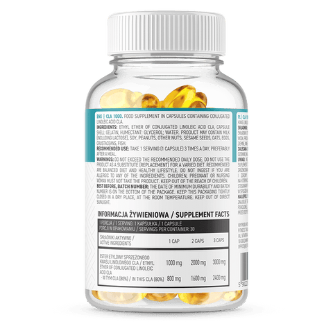 CLA 1000mg - 180 Softgels - OstroVit