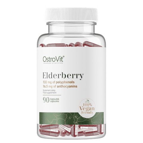 Elderberry - Vegan - 90 Capsules - OstroVit