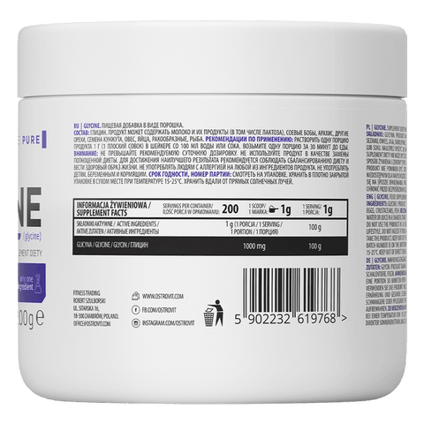 Glycine Poeder - 200g - OstroVit