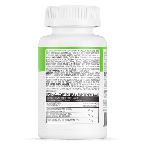 Green Coffee 500mg - 90 Tablets - OstroVit