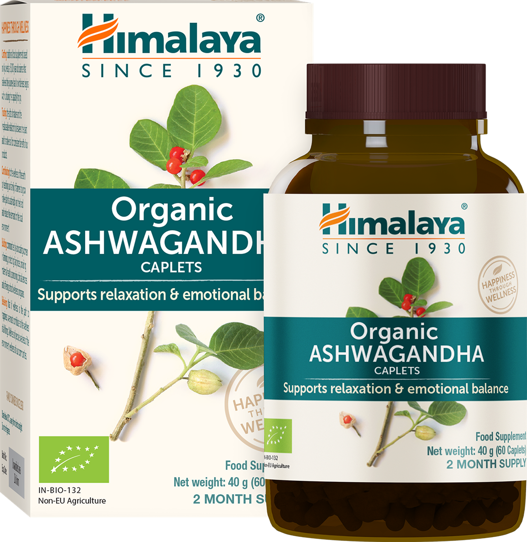 Himalaya Organic Ashwagandha - 60 capsules