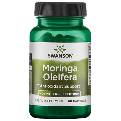 Moringa Oleifera 400mg - Vegan - 60 Capsules - Swanson