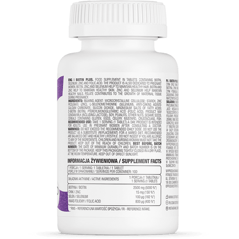 OstroVit Biotin Plus 100 tabletten