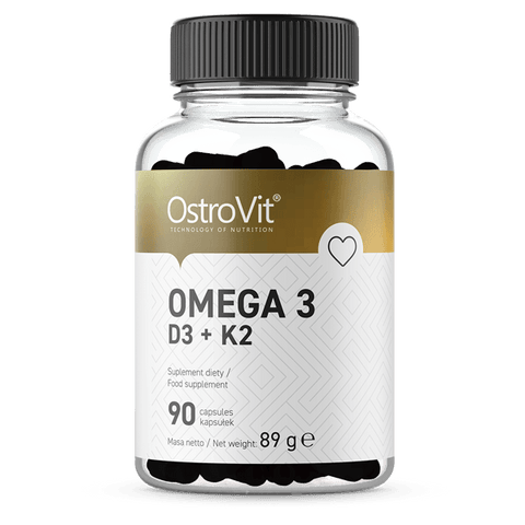 OstroVit Omega 3 D3+K2 180 Softgels