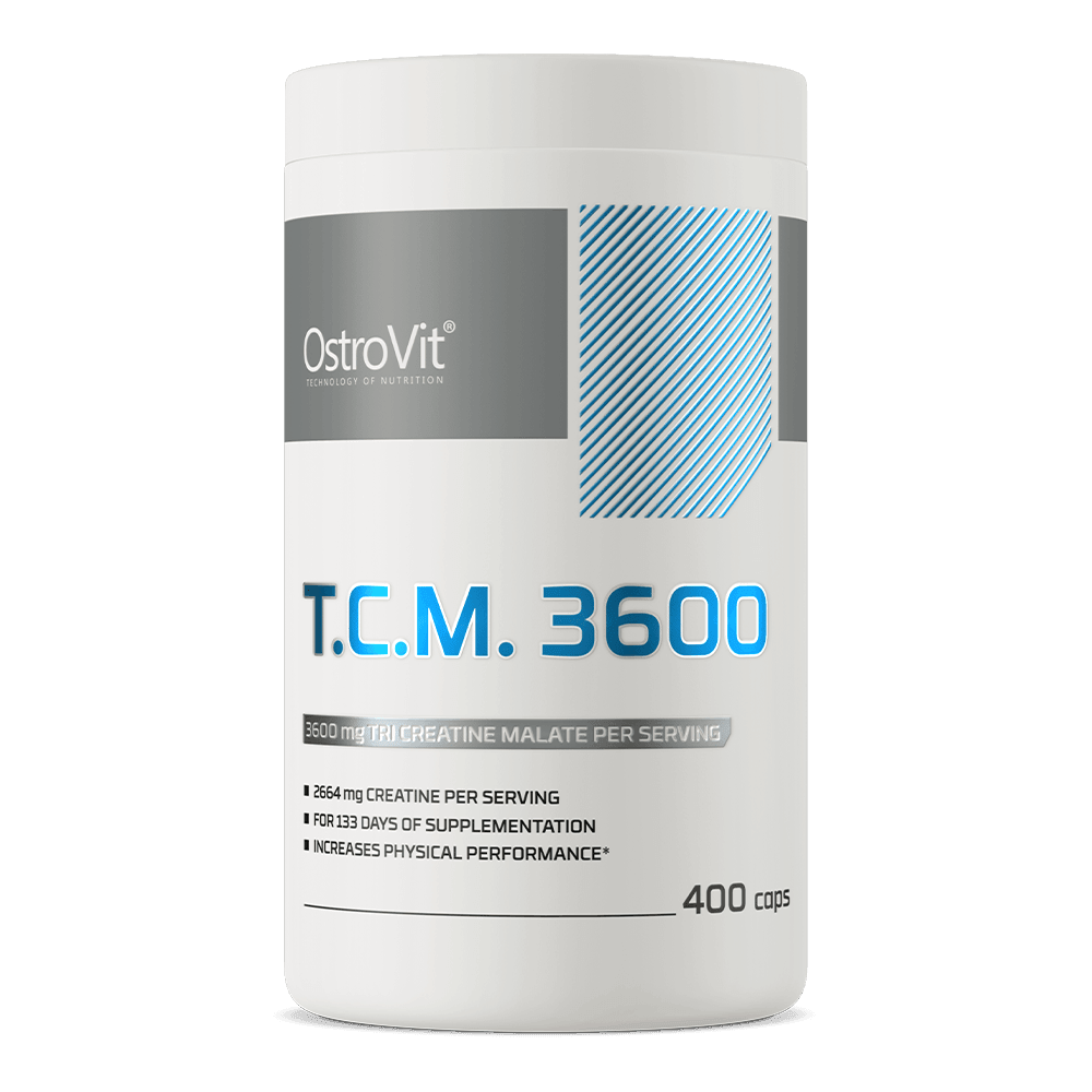 12 x OstroVit Creatinemalaat 3600 mg 400 capsules