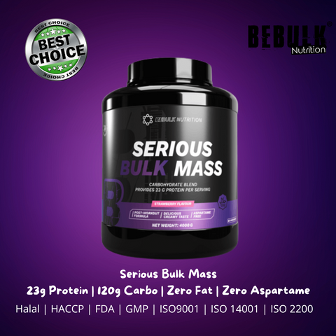 Serious Bulk Mass - 4000 g - BeBulk Nutrition