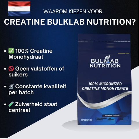 100 % mikronisiertes Kreatin-Monohydrat – BulkLab Nutrition