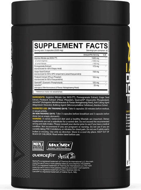 Supplementen - Vaso Grow - 125 Capsules - Dedicated Nutrition -