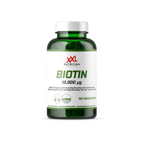 Biotine - 10.000 mcg - 120 capsules - XXL Nutrition