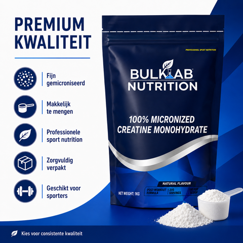 100% Creatine Monohydrate Micronized - BulkLab Nutrition