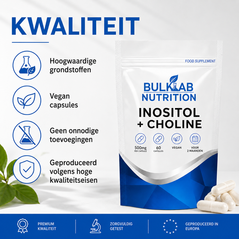Inositol + Choline - Capsules - BulkLab Nutrition