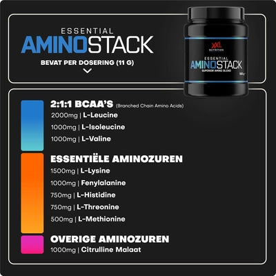 Essential Amino Stack Pulver - 500g - XXL Nutrition 