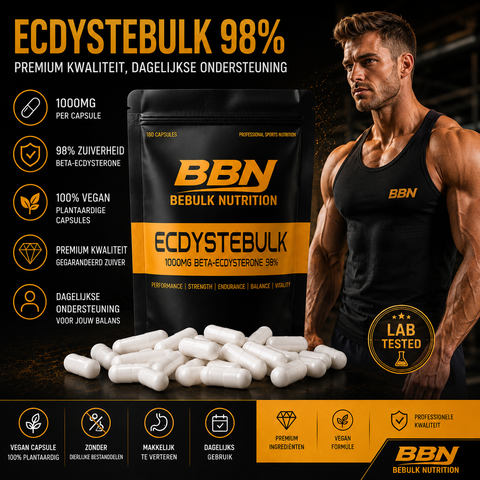 Ecdystebulk - Beta-Ecdysteron 98% - Kapseln - BeBulk Nutrition