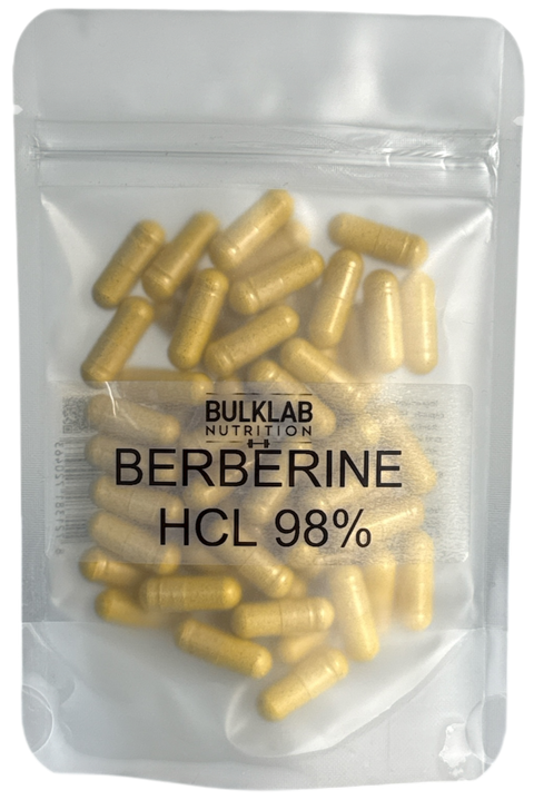 Berberine HCL 98% - Capsules - BulkLab  Nutrition