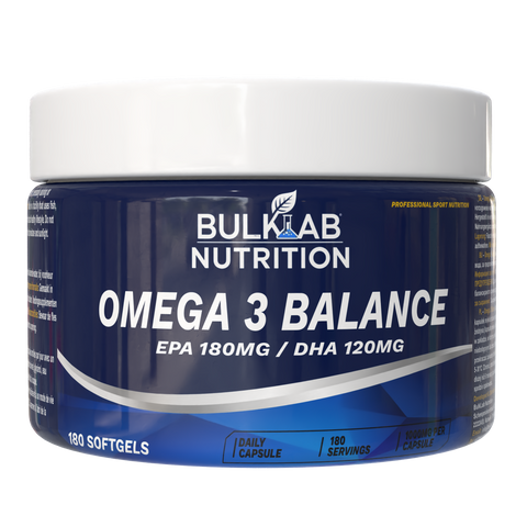 Omega 3 Balance EPA 180mg / DHA 120mg – BulkLab Nutrition