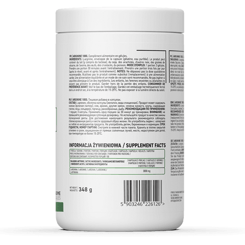Arginine 1000mg - 150 Capsules - OstroVit