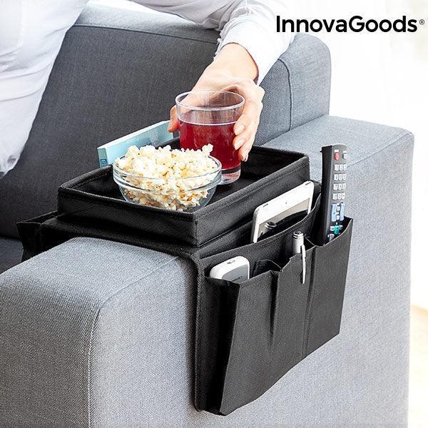 Bankstel Tray met Organiser voor Afstandsbedieningen - InnovaGoods