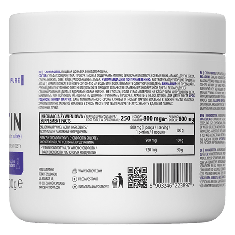 Chondroitin Poeder - 800mg - 200g - OstroVit