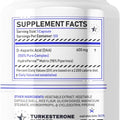 D-AA (D-Aspartic Acid) met HydroPerine™ - 120 Capsules - Turkesterone Europe