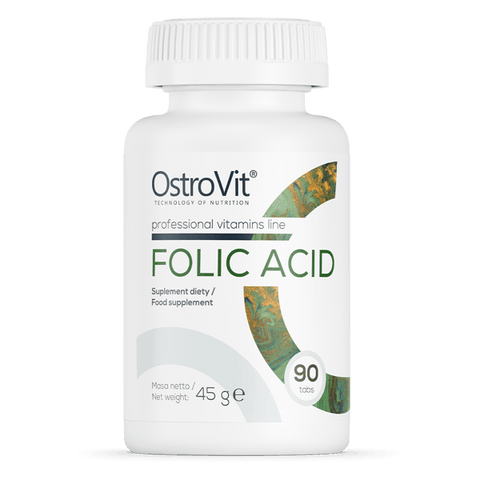 Folic Acid 400 mcg - 90 Tablets - OstroVit