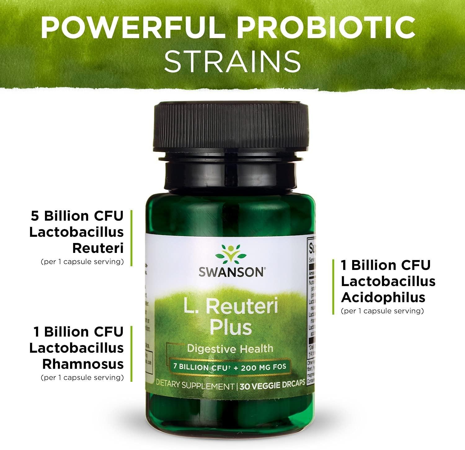 L. Reuteri Plus - Vegan - 30 Capsules - Swanson