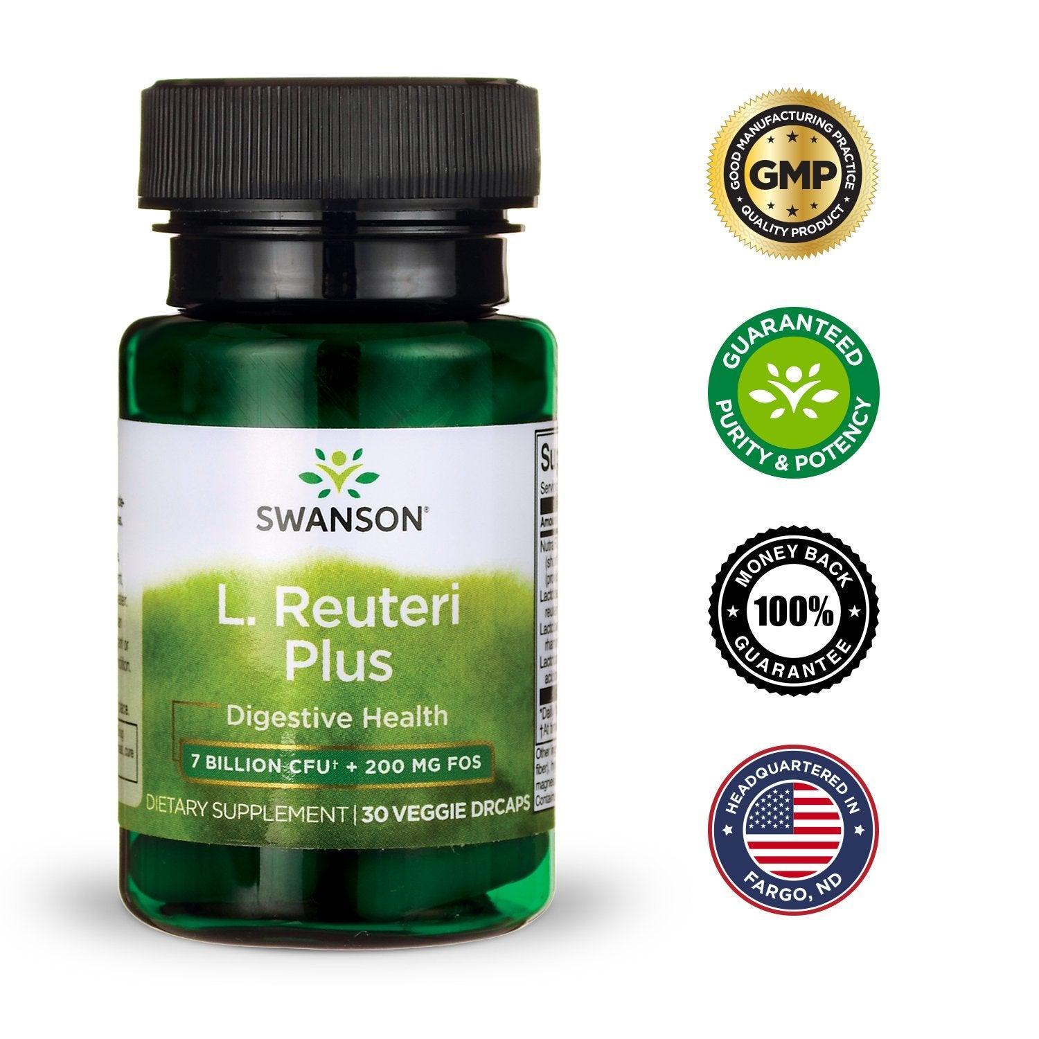 L. Reuteri Plus - Vegan - 30 Capsules - Swanson