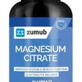 Magnesium Citrate - 60 Capsules - Zumub