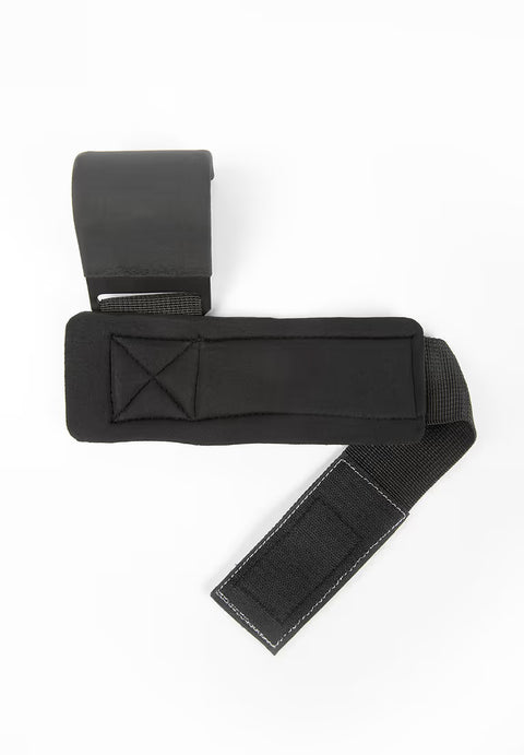 Weight Lifting Hooks - Black/White - Gorilla Wear