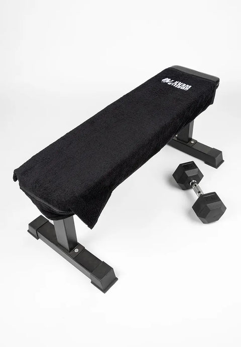 Zip Pocket Gym Towel - Black - Gorilla Wear