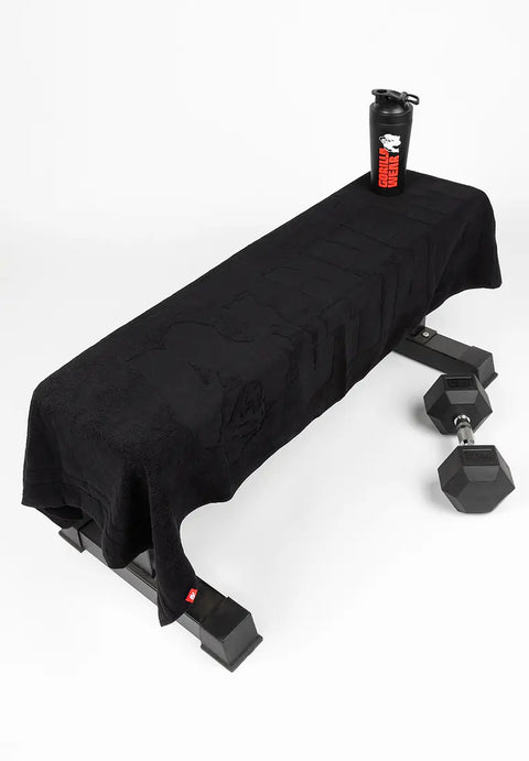 Large Towel - Black - Gorilla Wear