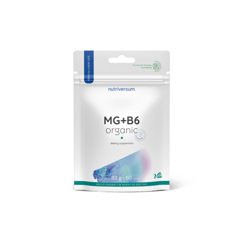 Nutriversum - MG+B6 Organic - 60 Tabletten