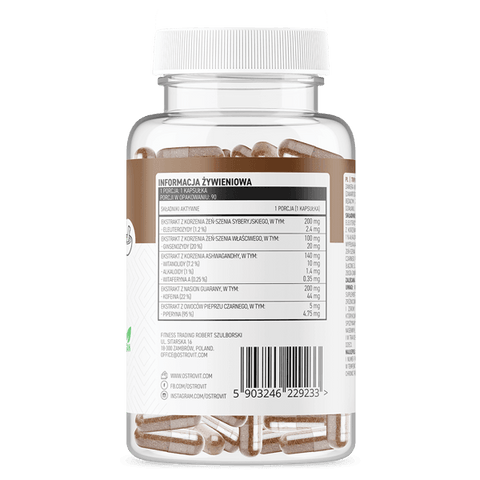 OstroVit Drievoudige Ginseng VEGE 90 capsules