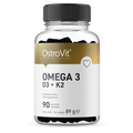 OstroVit Omega 3 D3+K2 180 Softgels