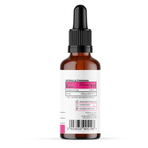 OstroVit Pharma Biotine 2500 µg druppels 30 ml