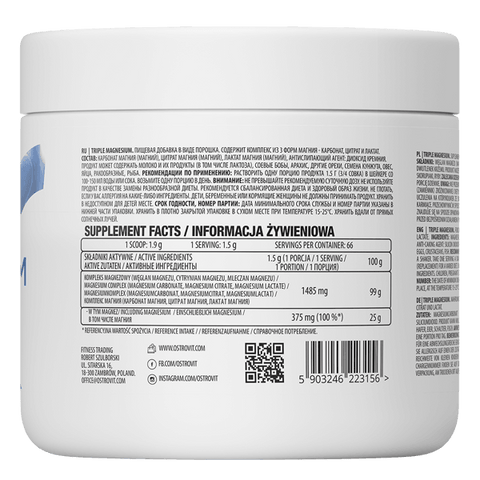 OstroVit Triple Magnesium 100 g