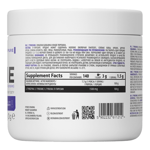 OstroVit Tyrosine 210 g