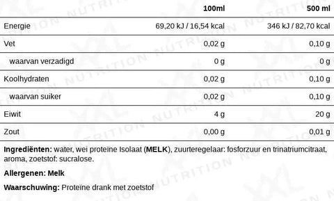 Protein Water - XXL Nutrition