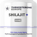 Shilajit+ 70% Fulvic Acids met HydroPerine™ - 120 Capsules (600mg) - Turkesterone Europe