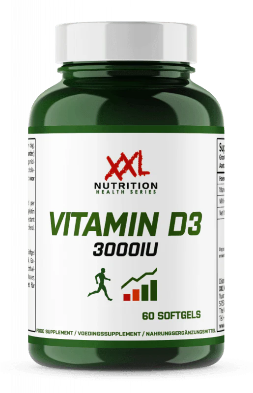 Vitamine D3 3000 IU - 60 Capsules - XXL Nutrition