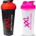 XXL Nutrition Shaker - Setje van 4X Shake Beker - Zwart en Roze 800ml