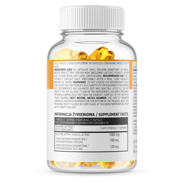 18 x Omega 3 - 30 Softgels - OstroVit