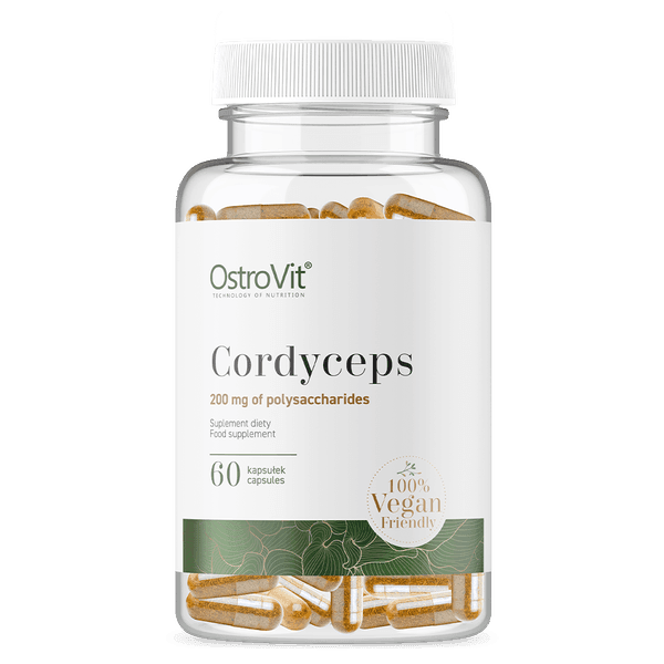 36 x Cordyceps 500mg - Vegan - 60 Capsules - OstroVit