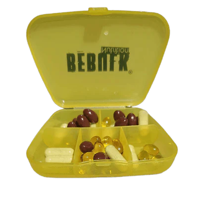 Berberine HCl 97% 90 capsules + BeBulk Nutrition Pillendoos