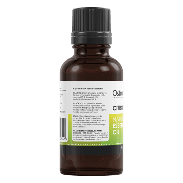 Citronella Natural Essential Oil - 30ml - OstroVit