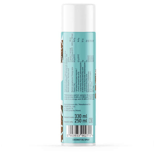Cooking Spray Coconut Oil - 250 ml - OstroVit
