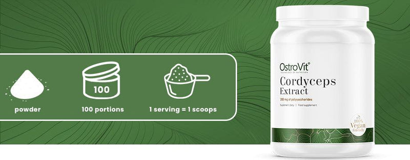 Cordyceps Sinensis Extract - Vegan - 50 g - OstroVit