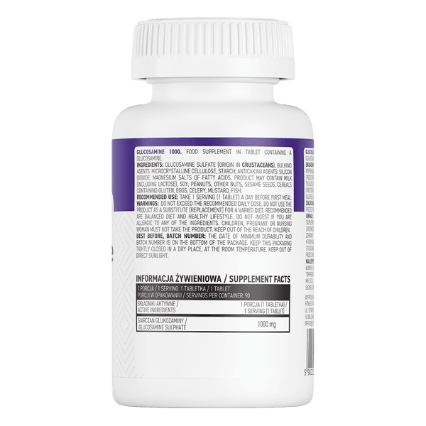 Glucosamine 1000mg - 90 Tablets - OstroVit