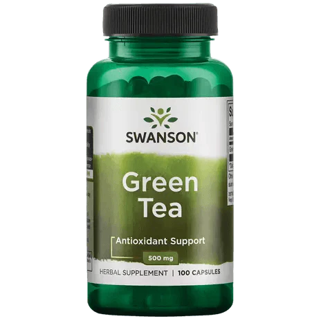 Green Tea 500mg - Vegan - 100 Capsules - Swanson